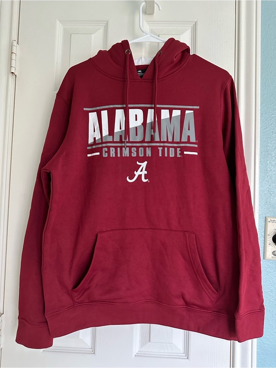 Colosseum Other - Men's Colosseum Crimson Alabama Crimson Tide Slash Stack 2.0 Pullover Hoodie L